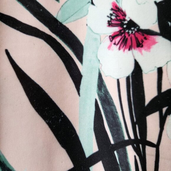 Stunning Tommy Hilfiger Pink Floral Bodycon Dress Size 8 - Picture 11 of 11